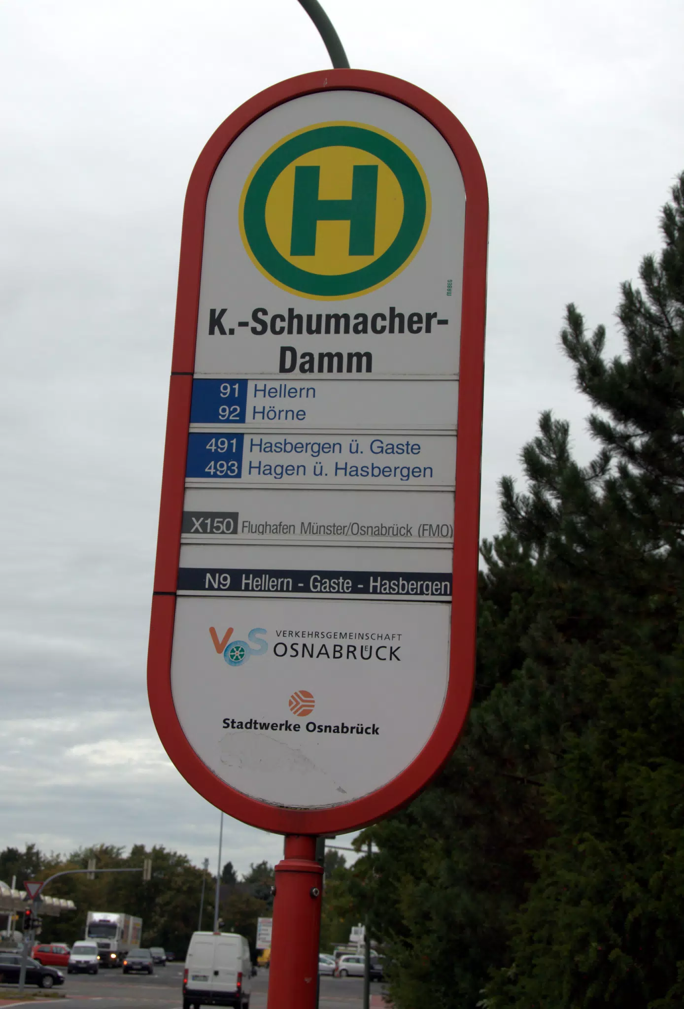Bus Stop at My Hotel