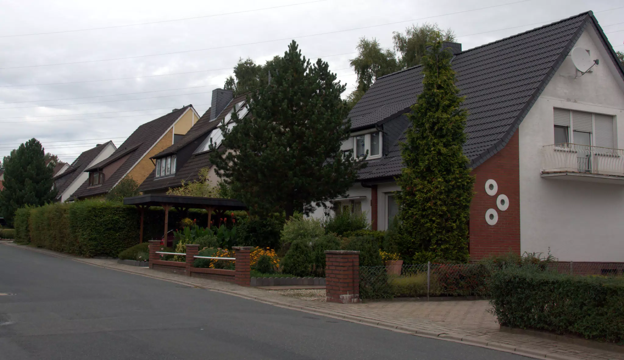 Typical German Houses in Osnabruck