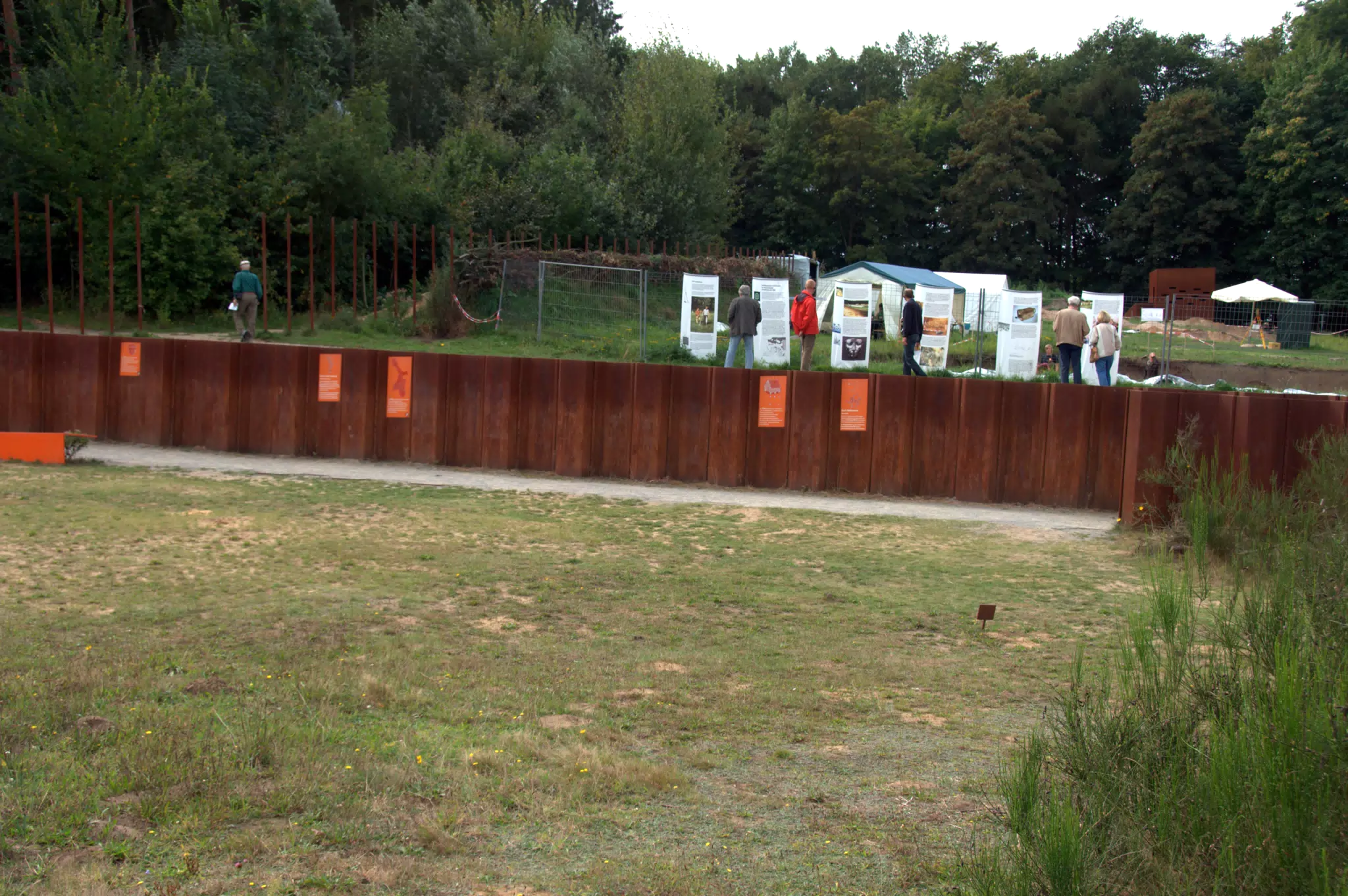 Looking Across the First Excavated Area