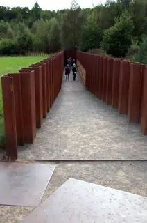 Trench Leading Down to Excavation Level