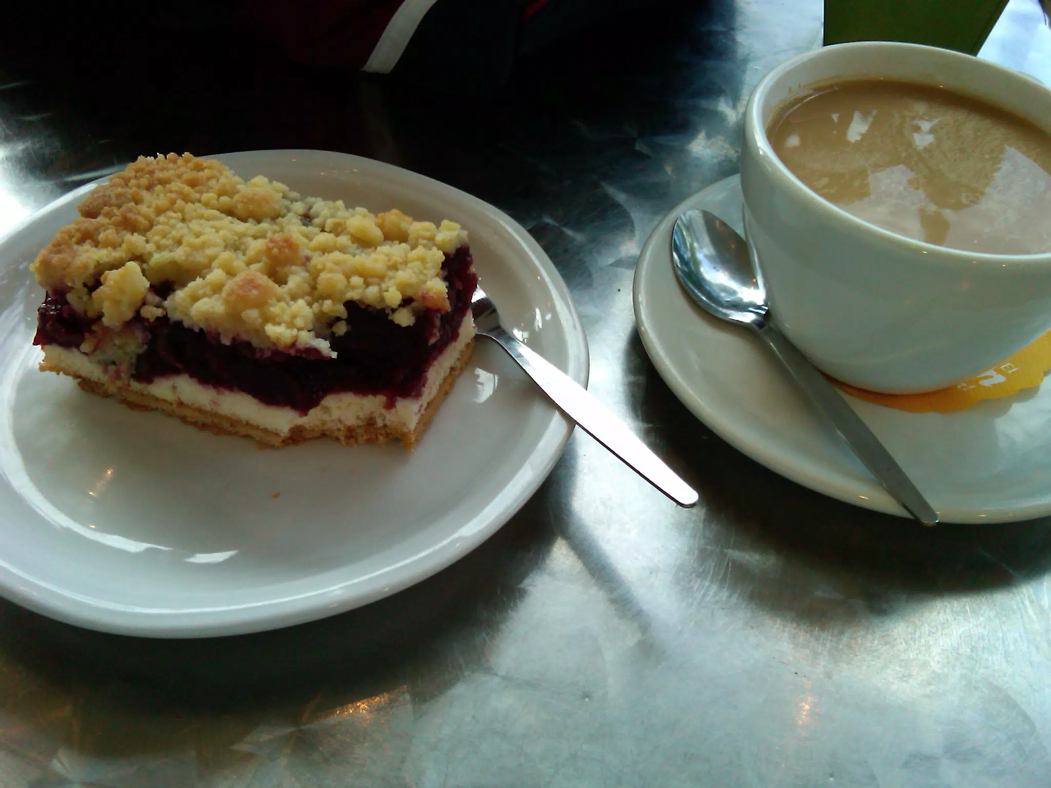 Cherry Pastry at a Small Town Bakery