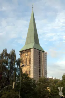 Steeple Under Construction from West