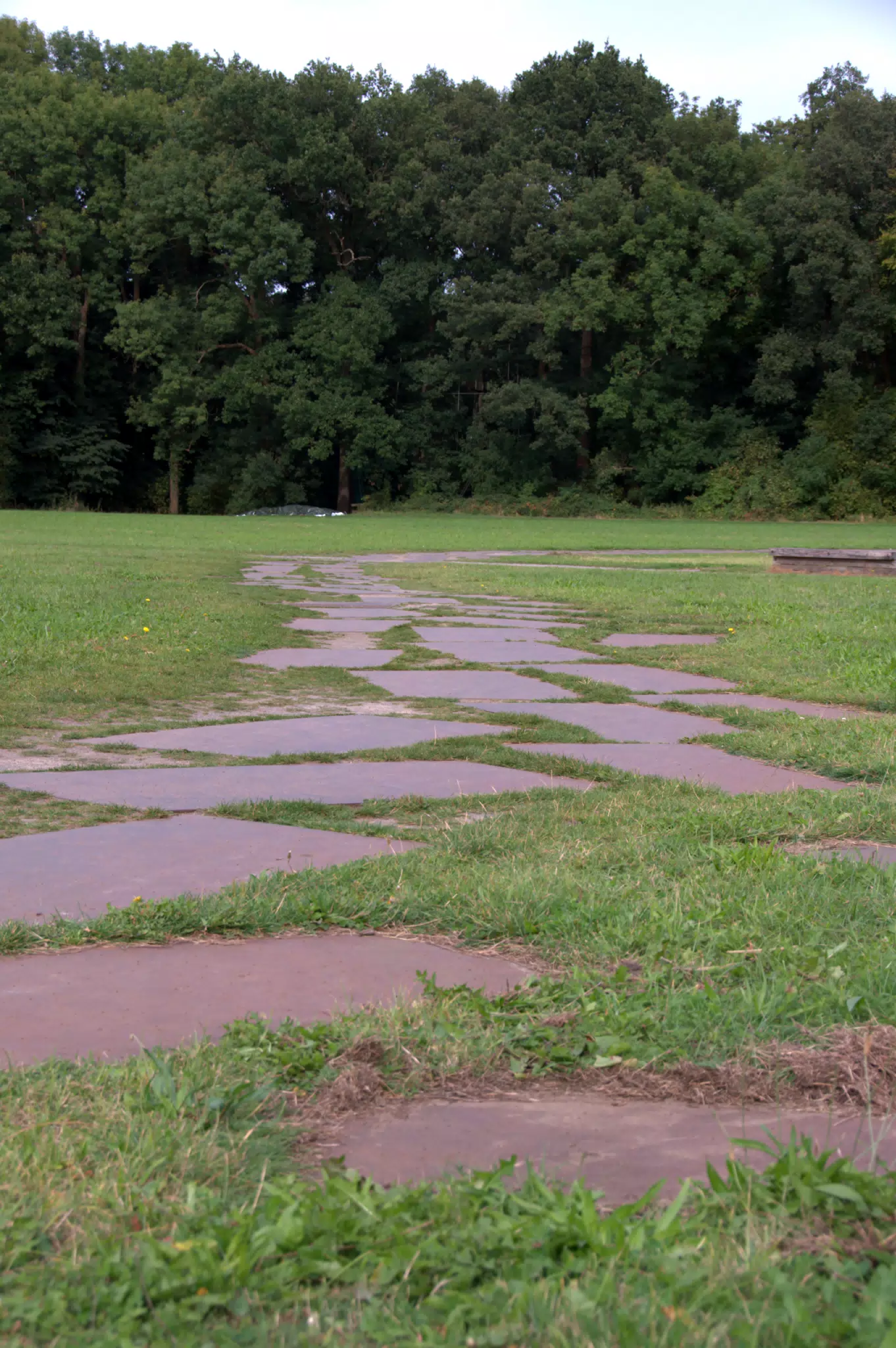 Metal Plates Marking the Roman March