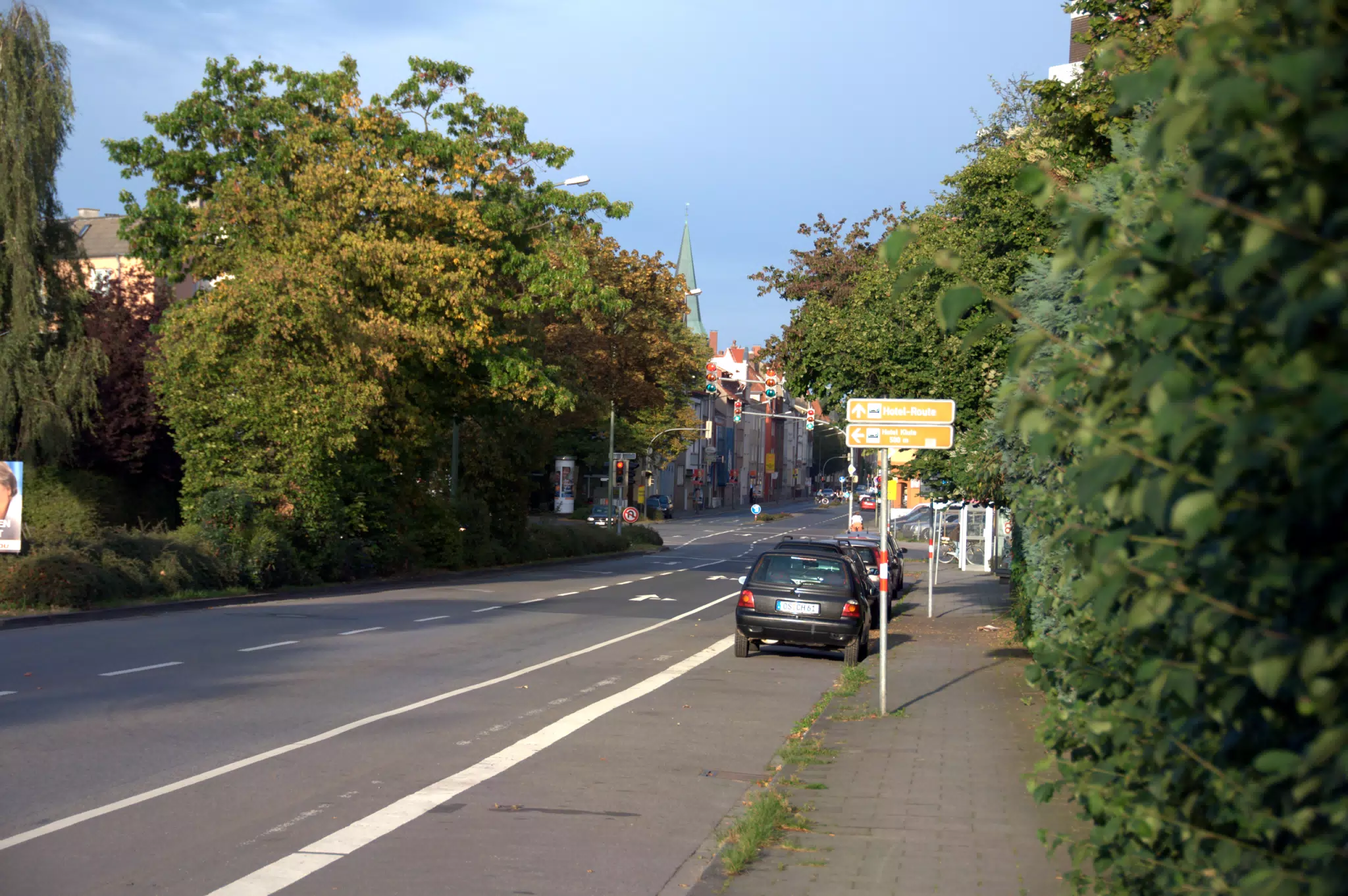 Street Splitting into Boulevard