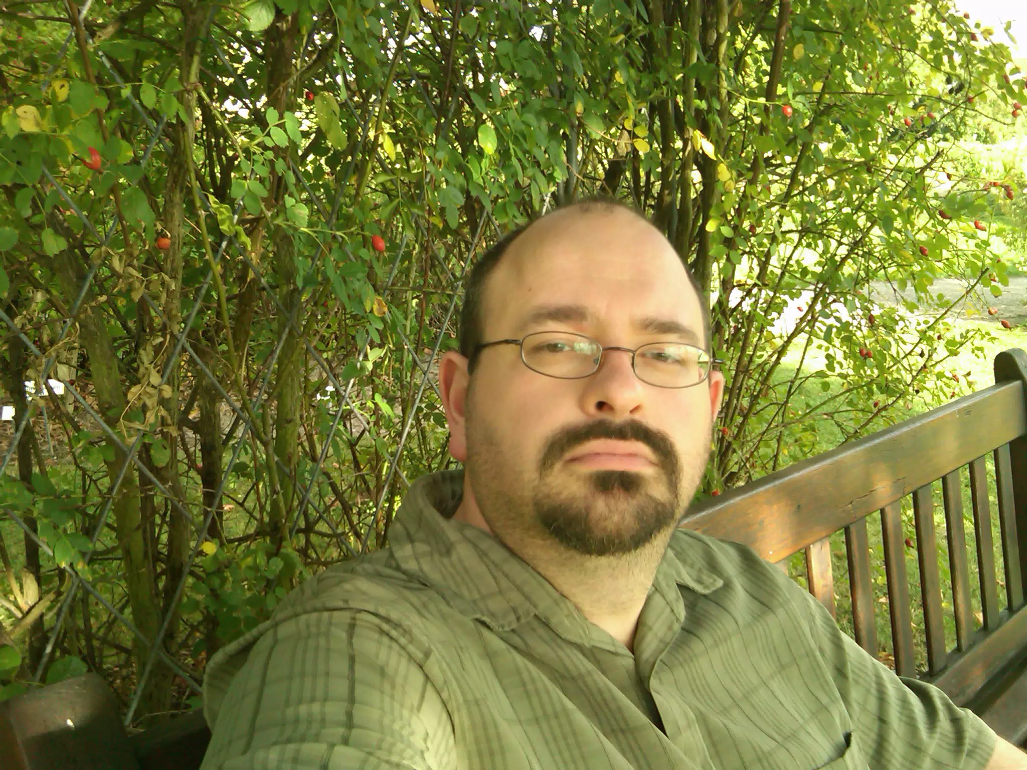 Me at the Botanical Gardens in Westerberg