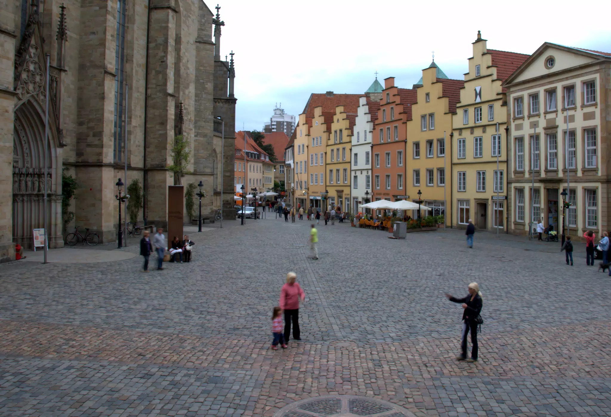 People in Osnabruck Markt