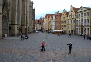 People in Osnabruck Markt