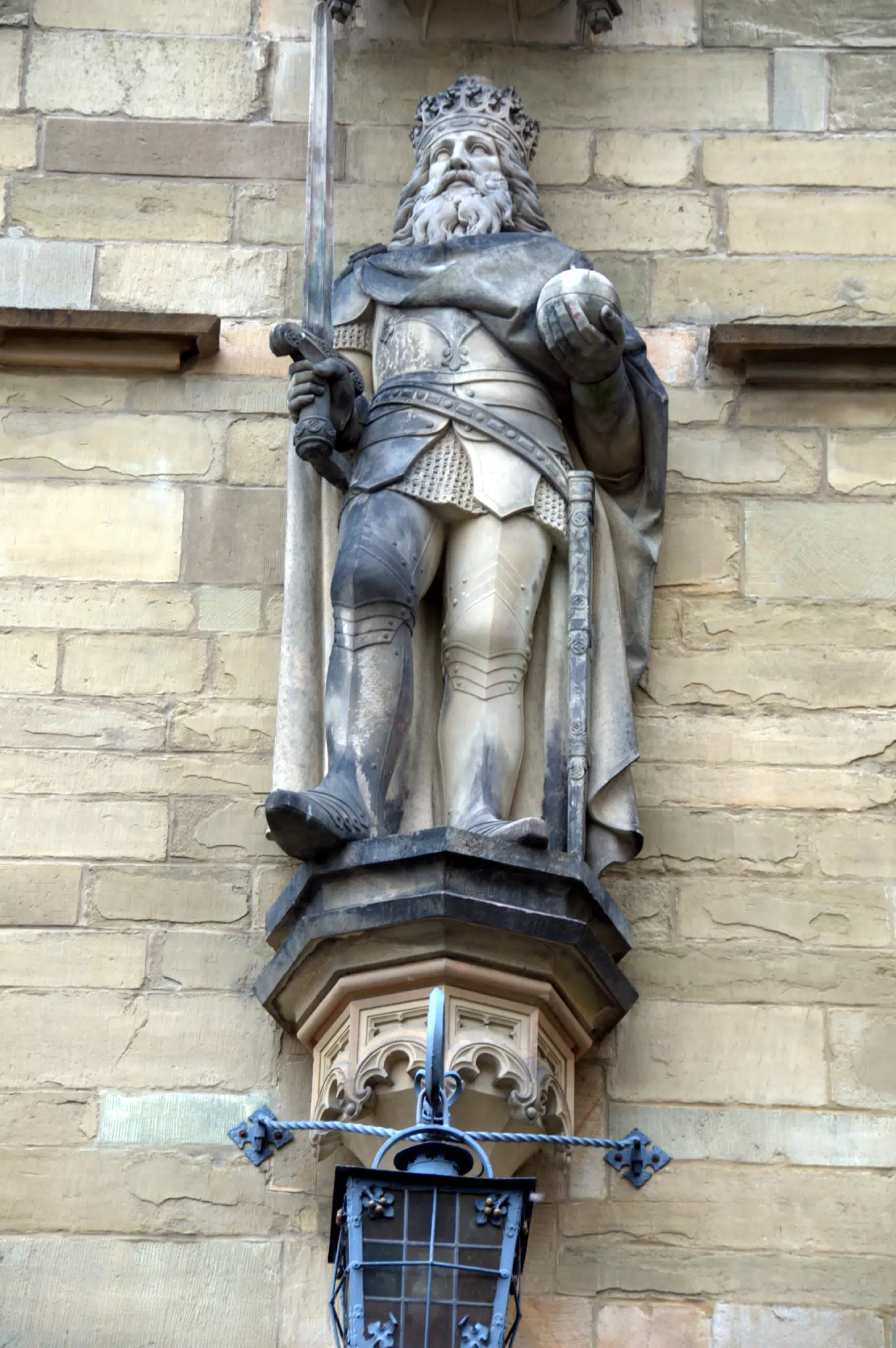 Detail of Statue on Rathaus