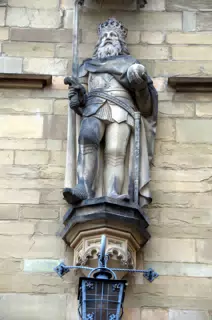 Detail of Statue on Rathaus
