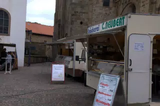 Stalls at Farmers Market