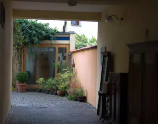 Antique Store Through Passage