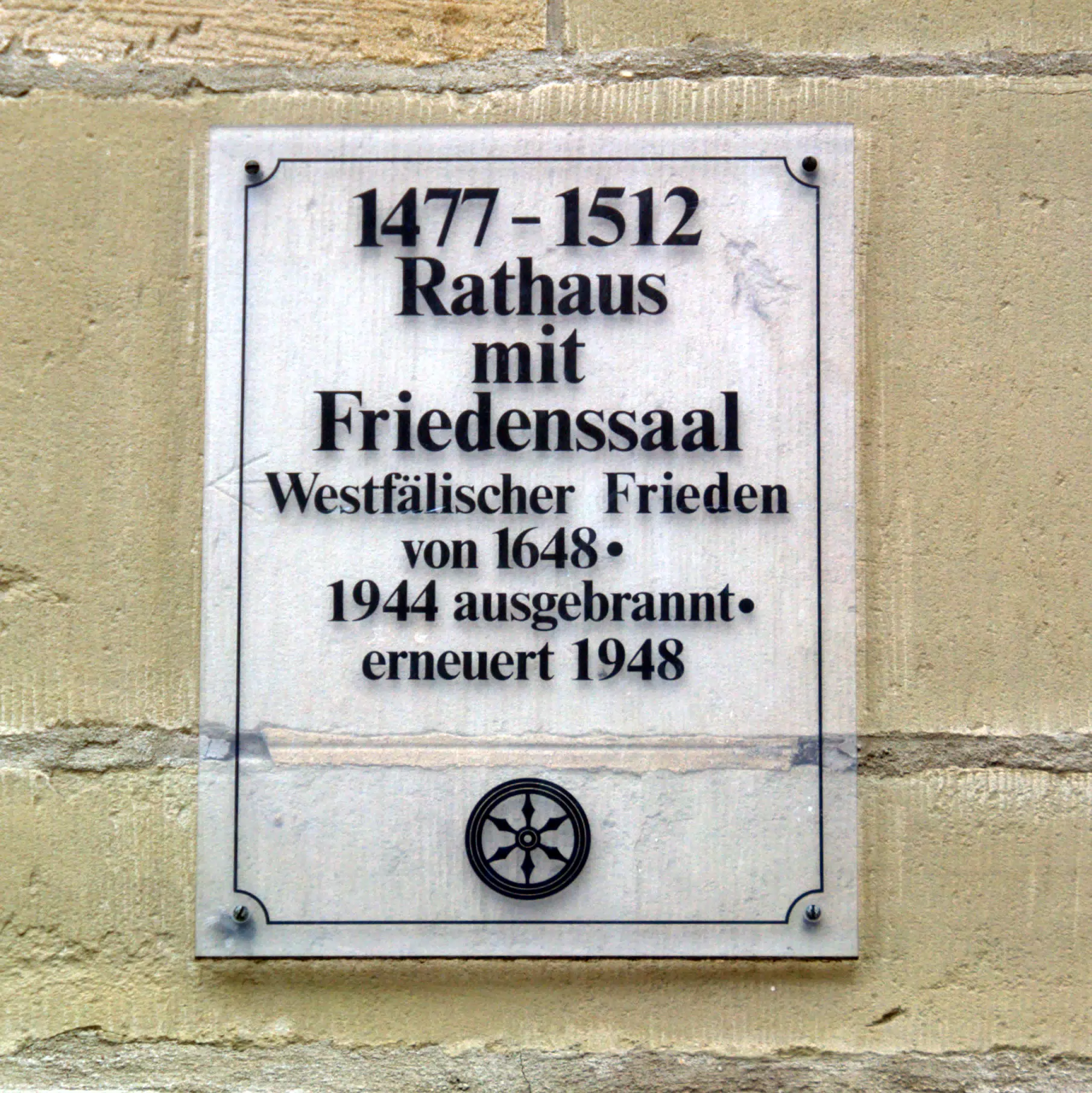 Sign on Rathaus