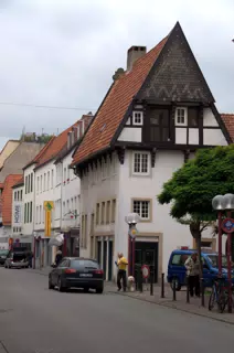 Modern Street in Old Town