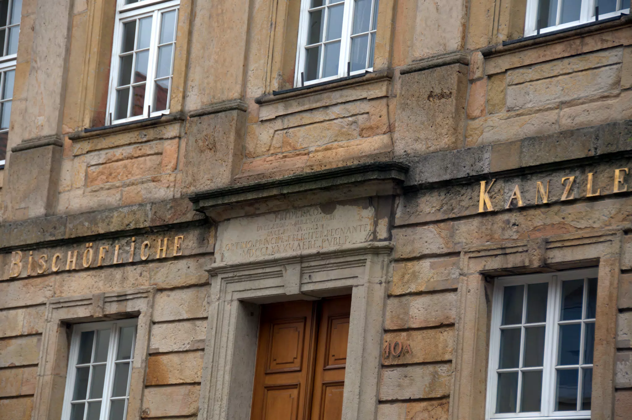 Building Detail Bischofliche Kanzle in Osnabruck