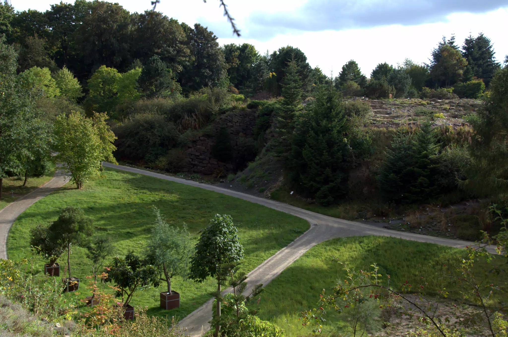 View of Osnabruck Botanical Gardens