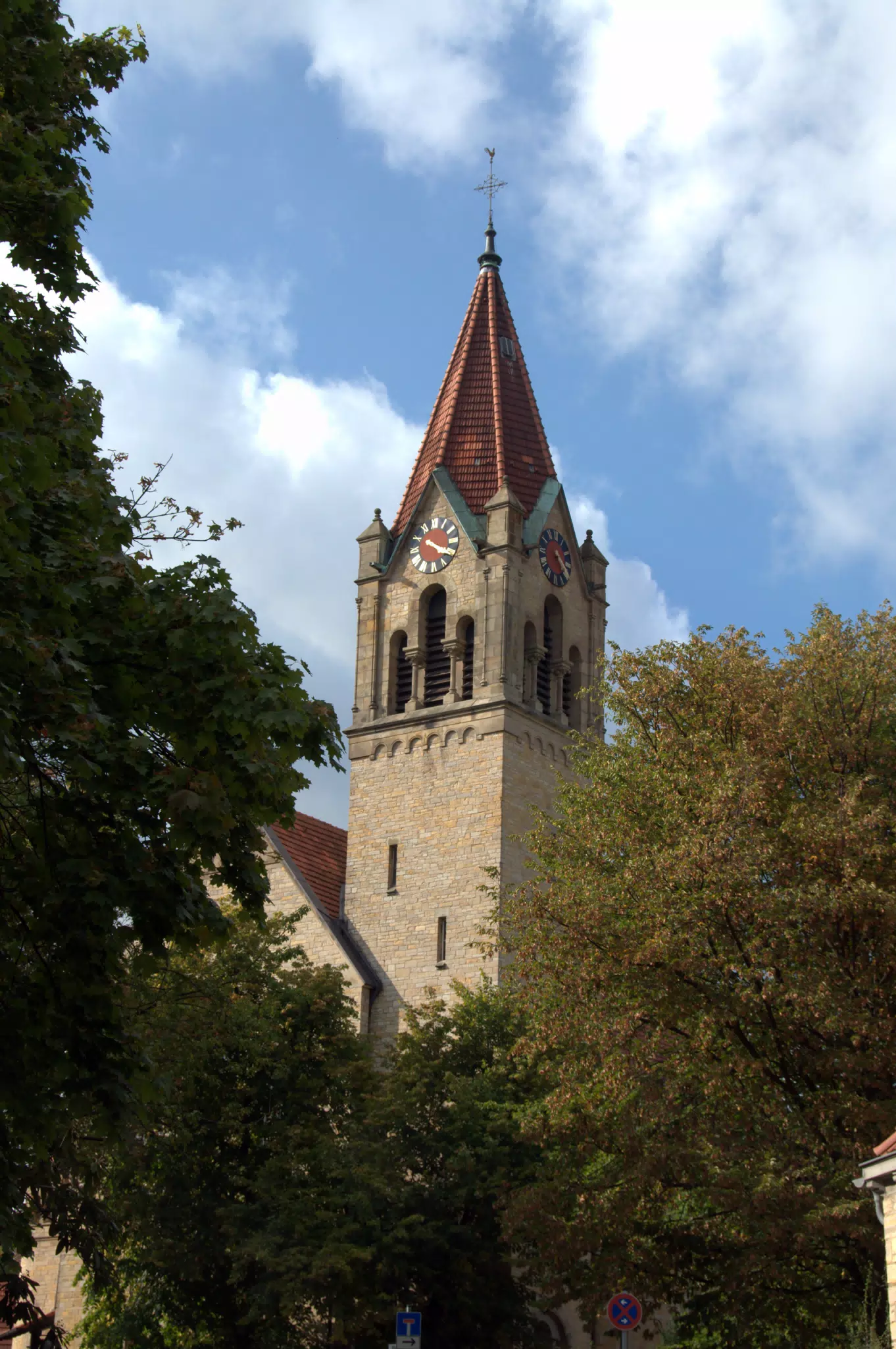 Church Steeple in Old Town Osnabruck