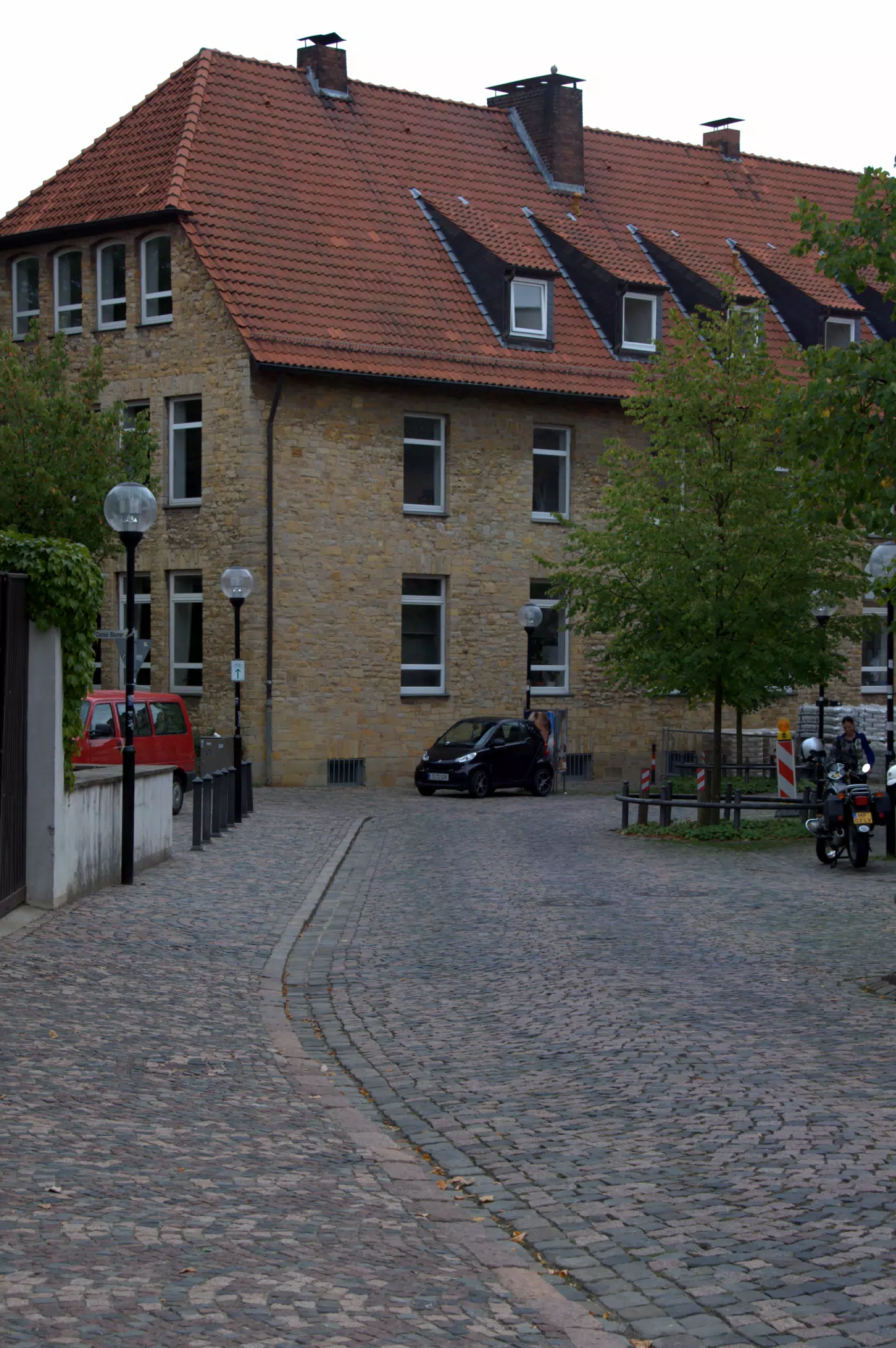 Cobblestone Street in Osnabruck