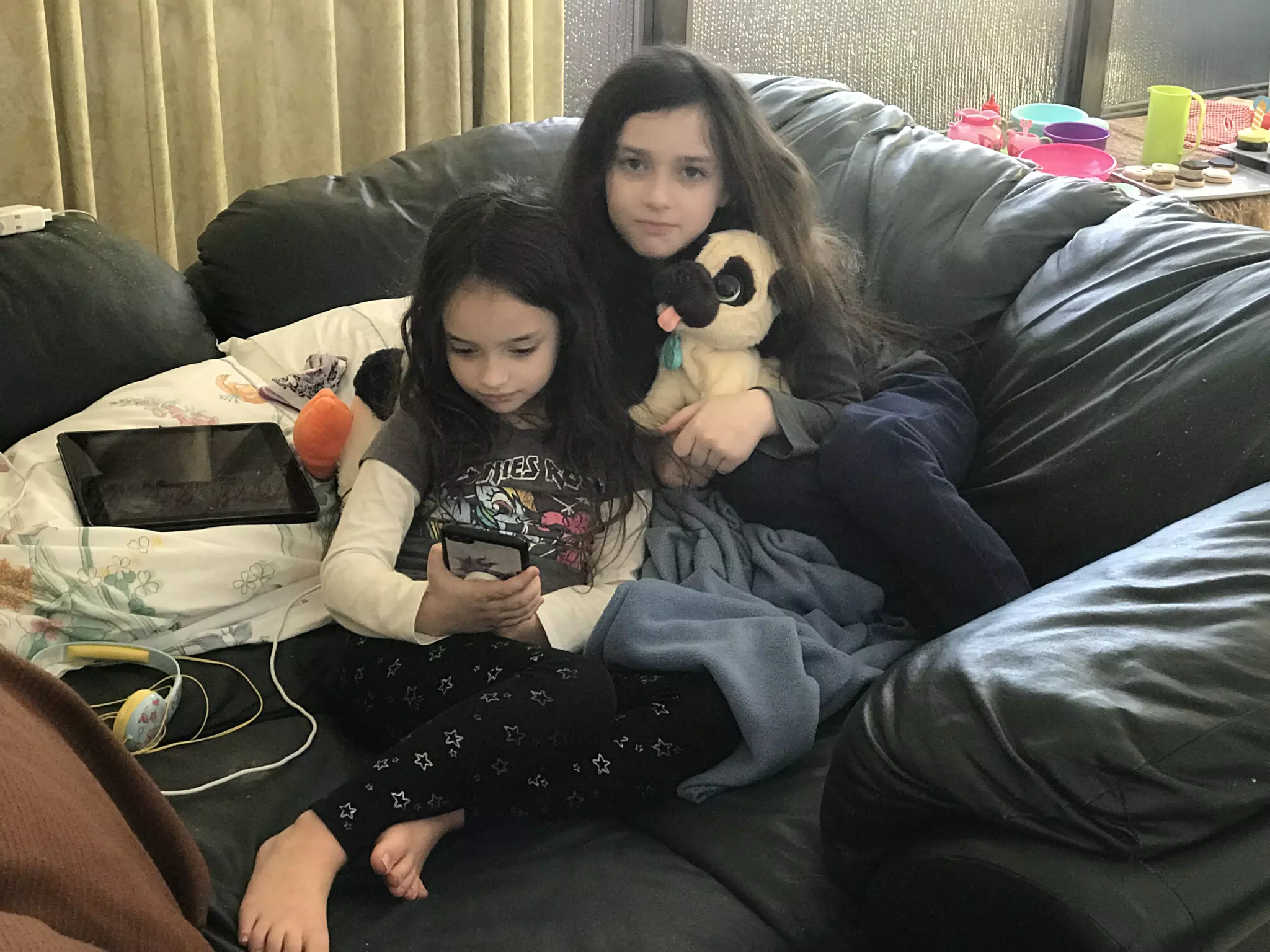 On FaceTime with Aunt Francesca