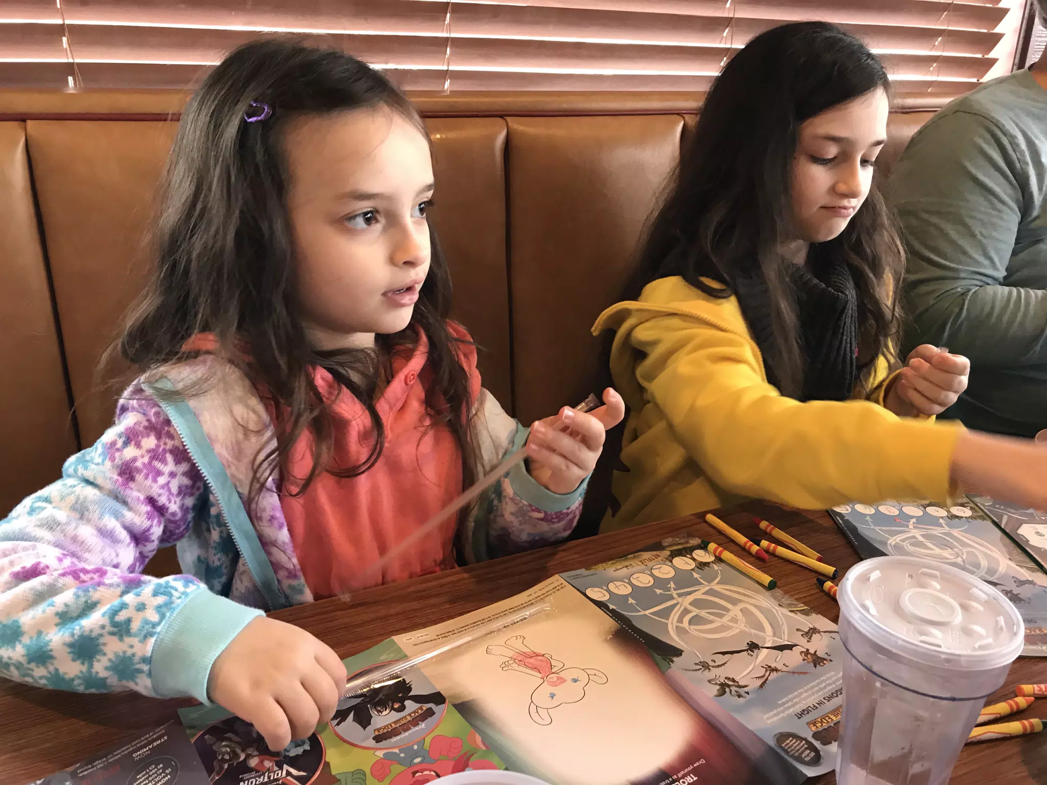 Lunch at Denny’s.