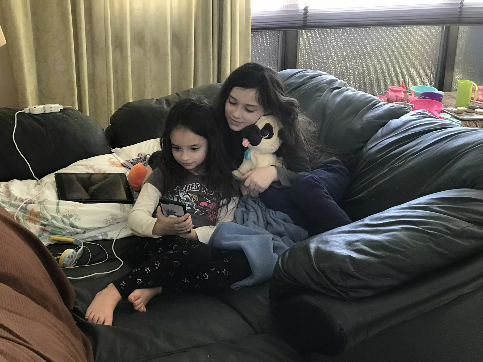 On FaceTime with Aunt Francesca