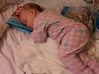 Liesl Sleeping in WDW