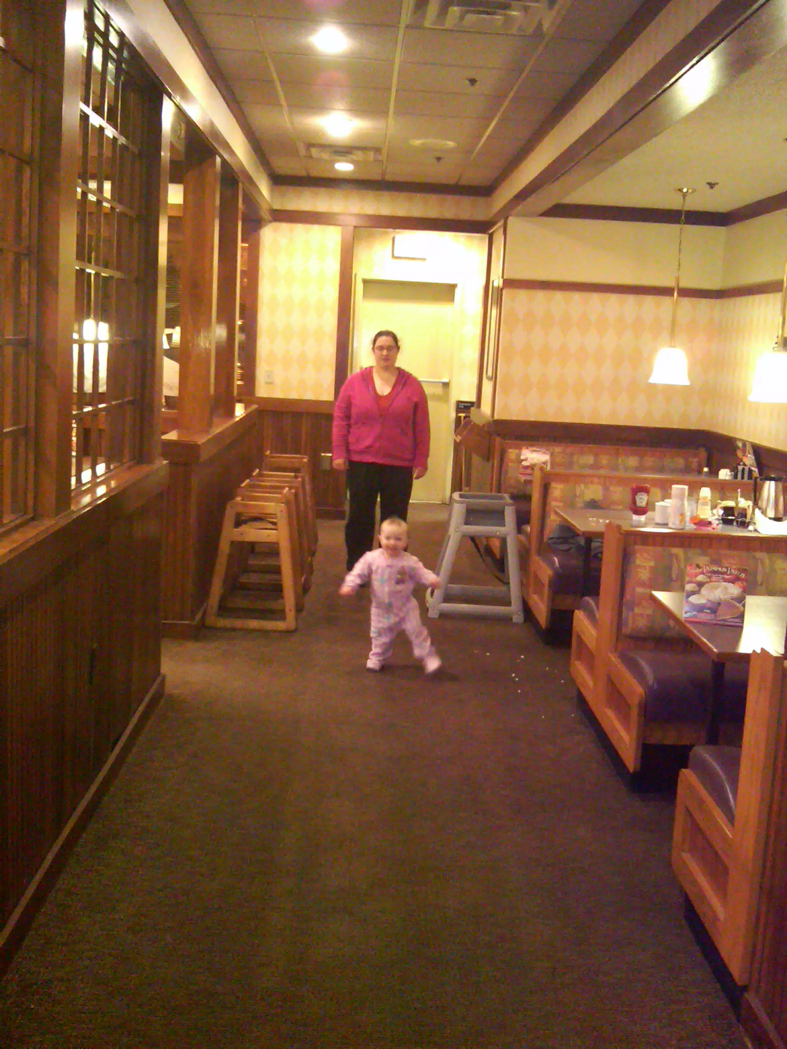 Liesl Walking at Perkins