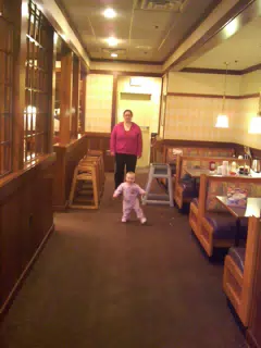 Liesl Walking at Perkins