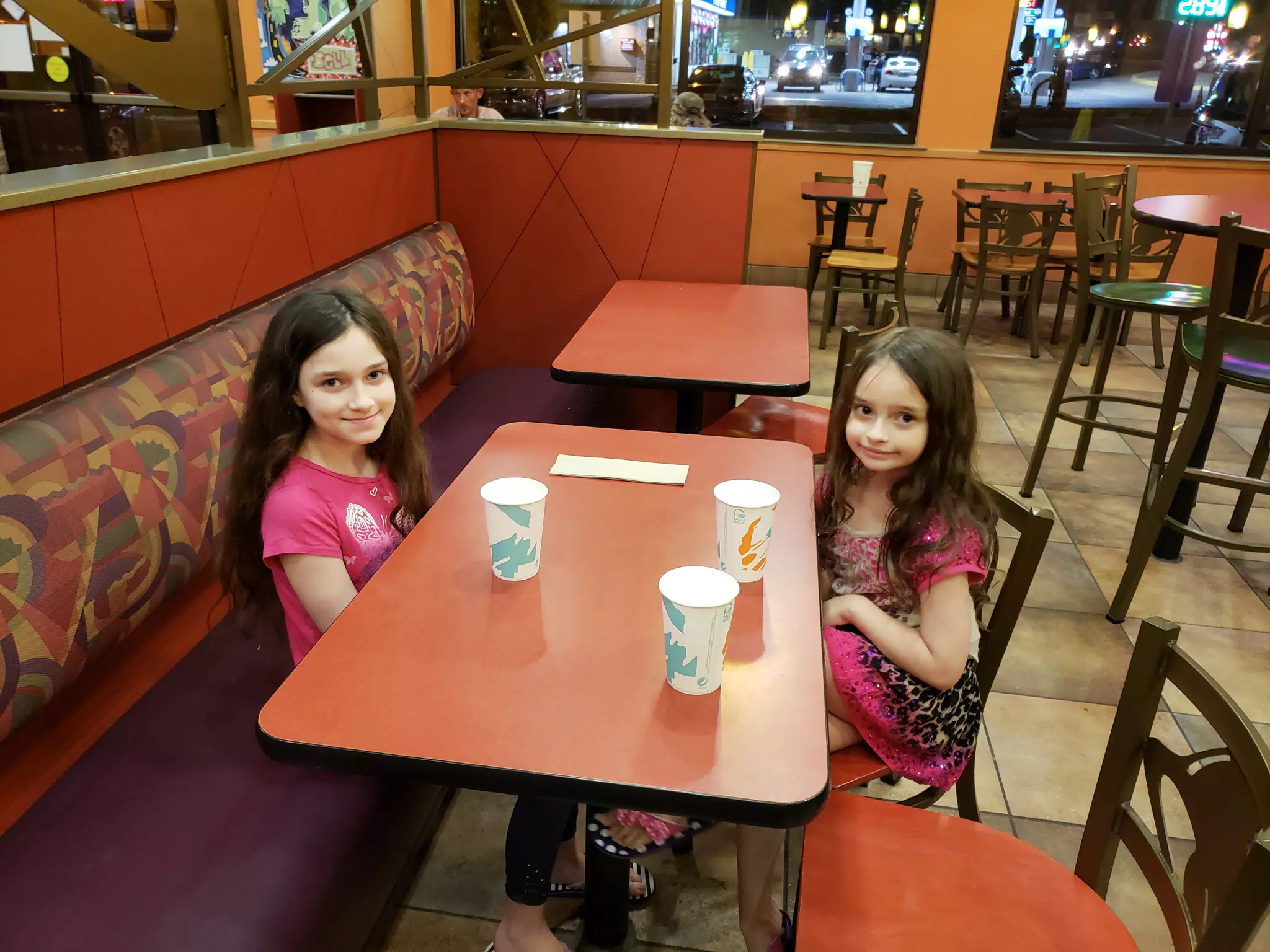 Getting Taco Bell with Liesl and Luciana, Ennis, Texas