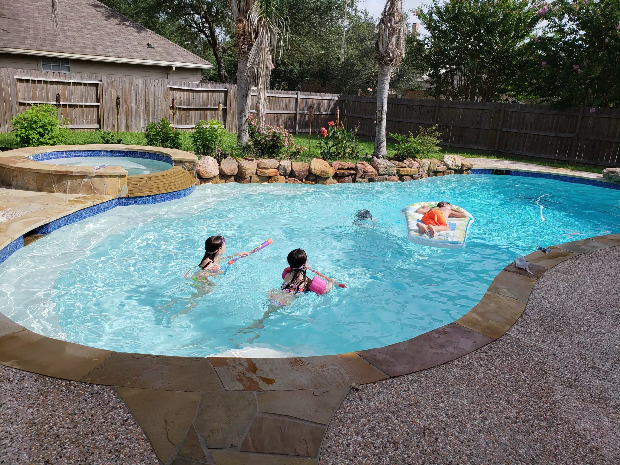 Cousin in the Pool