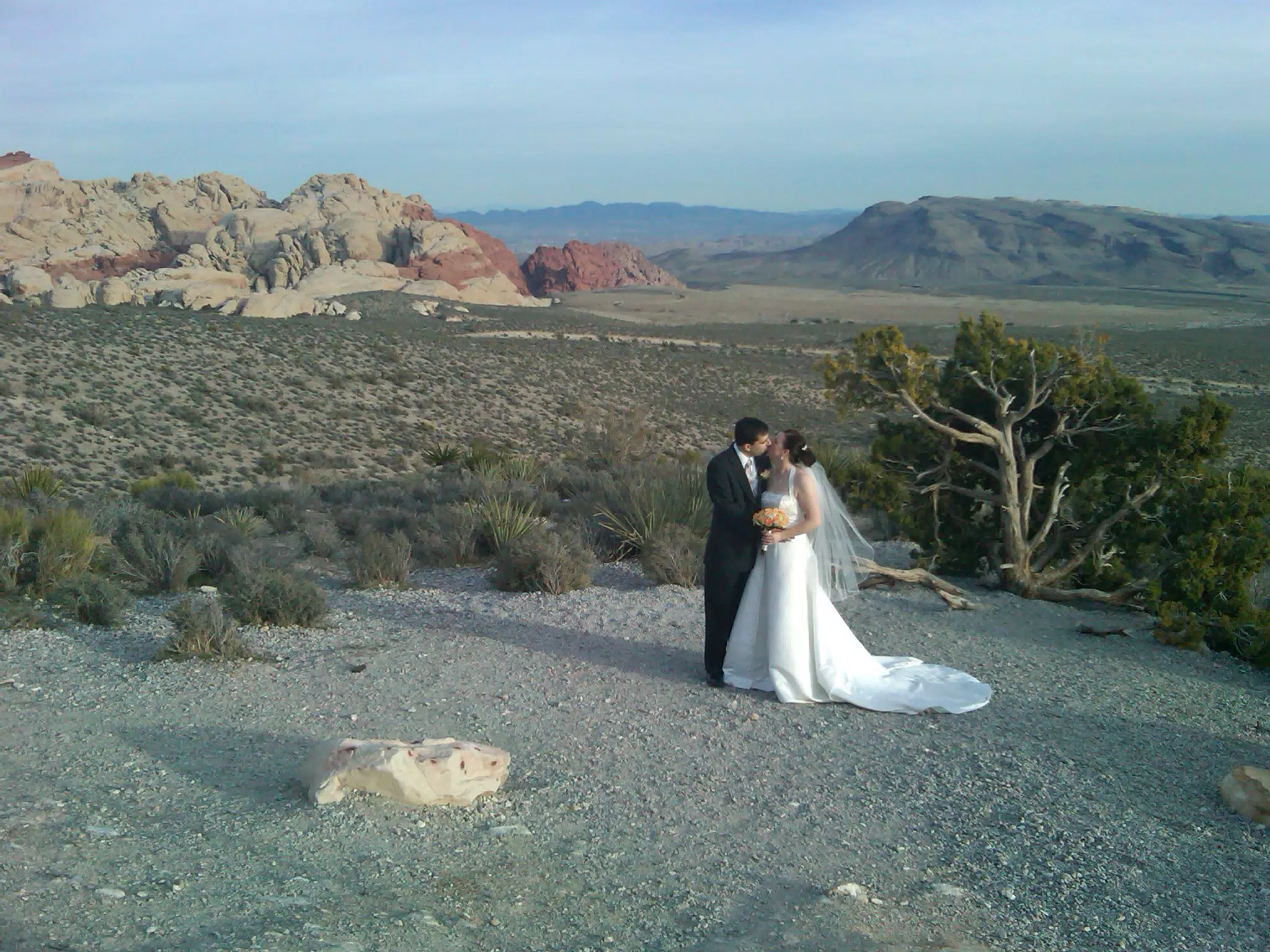Andy and Miranda in Red Rock Mountains