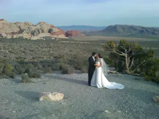 Andy and Miranda in Red Rock Mountains