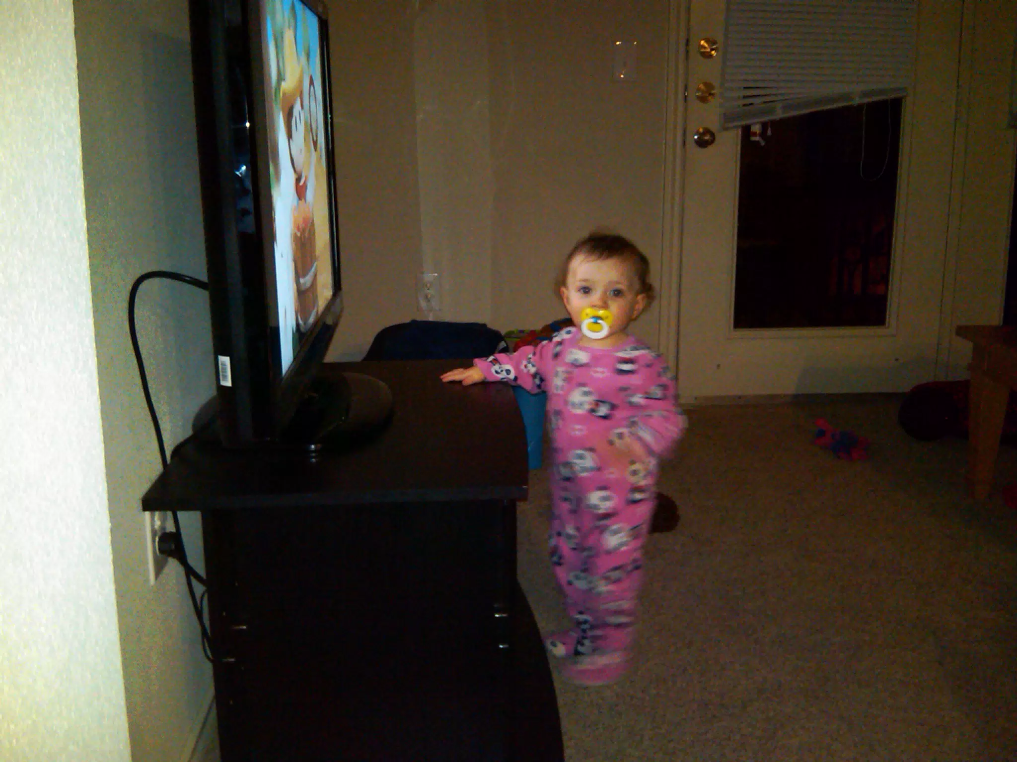 Liesl Watching TV