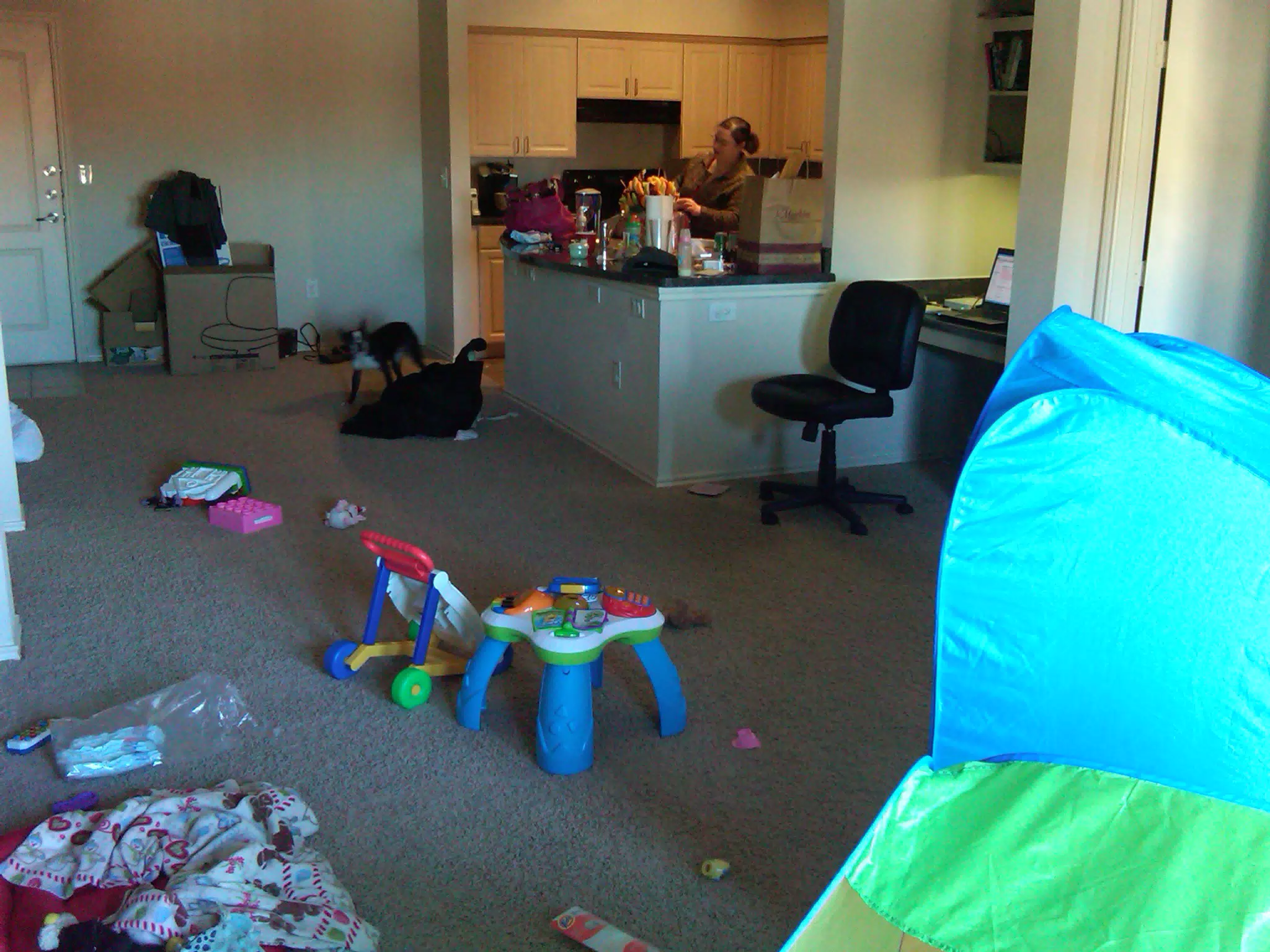 Messy Texas Apartment