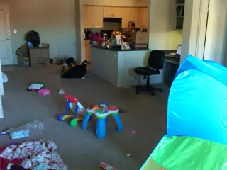 Messy Texas Apartment