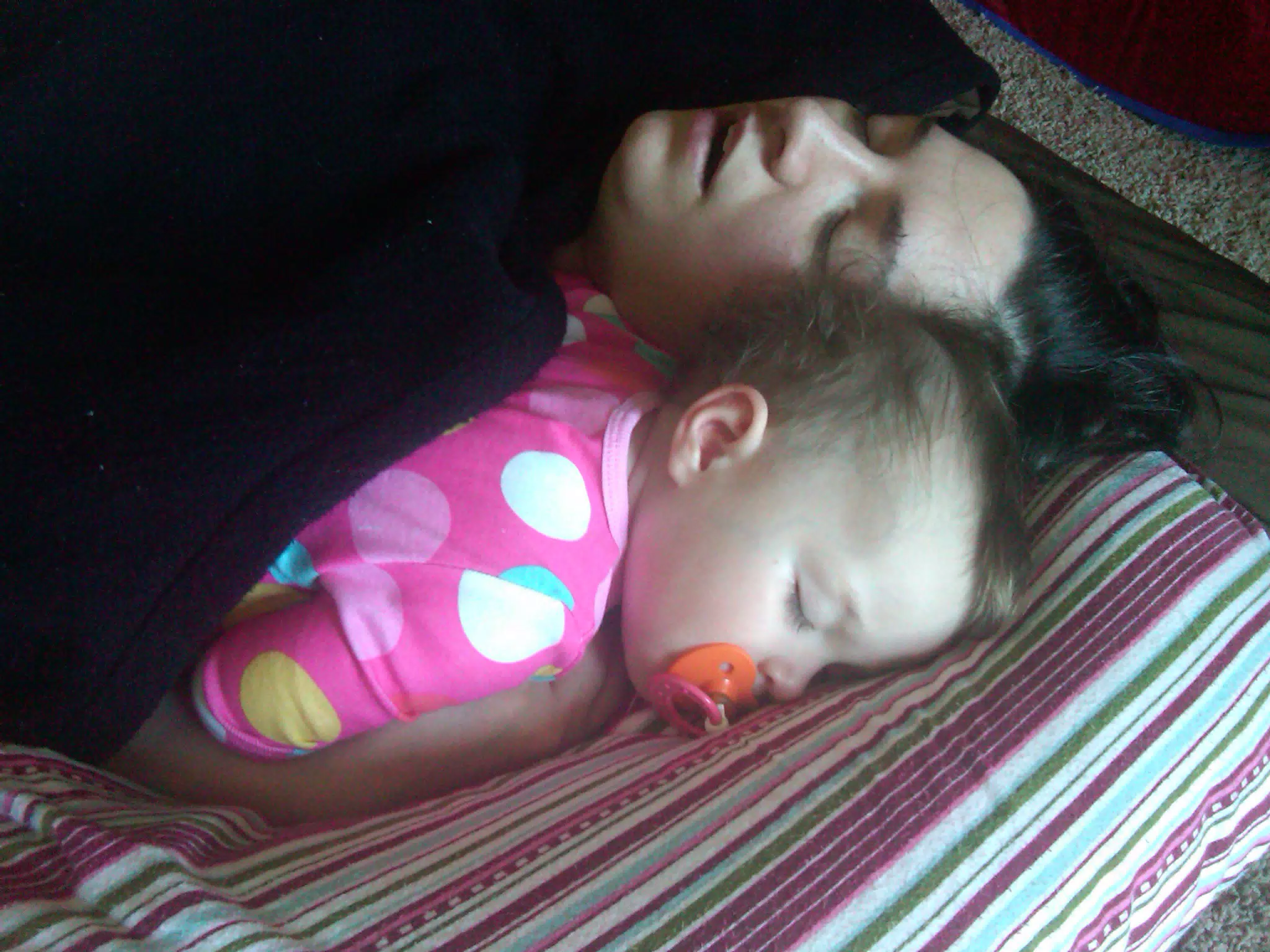 Liesl Sleeping with Mommy