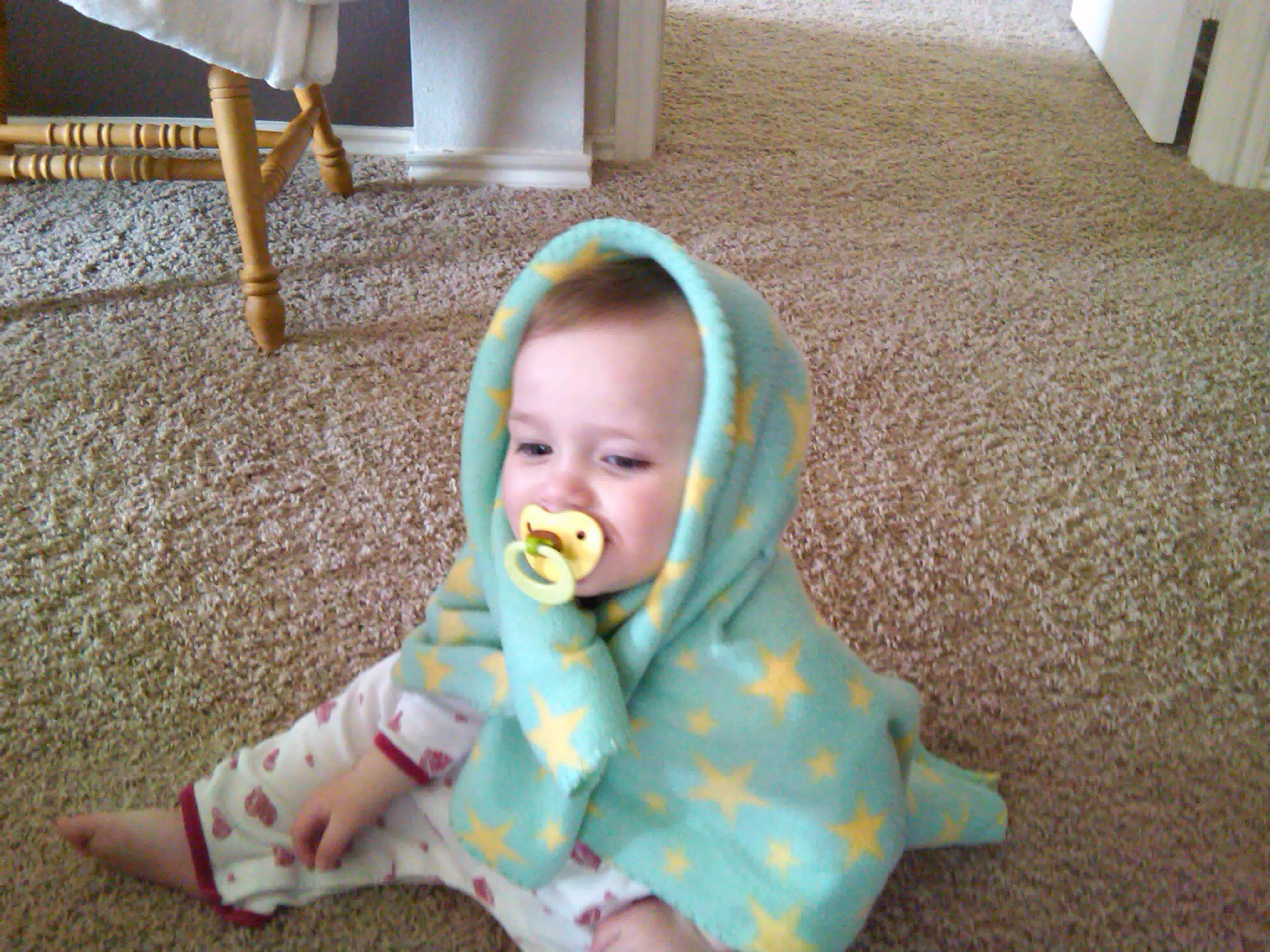 Liesl in a Blanket