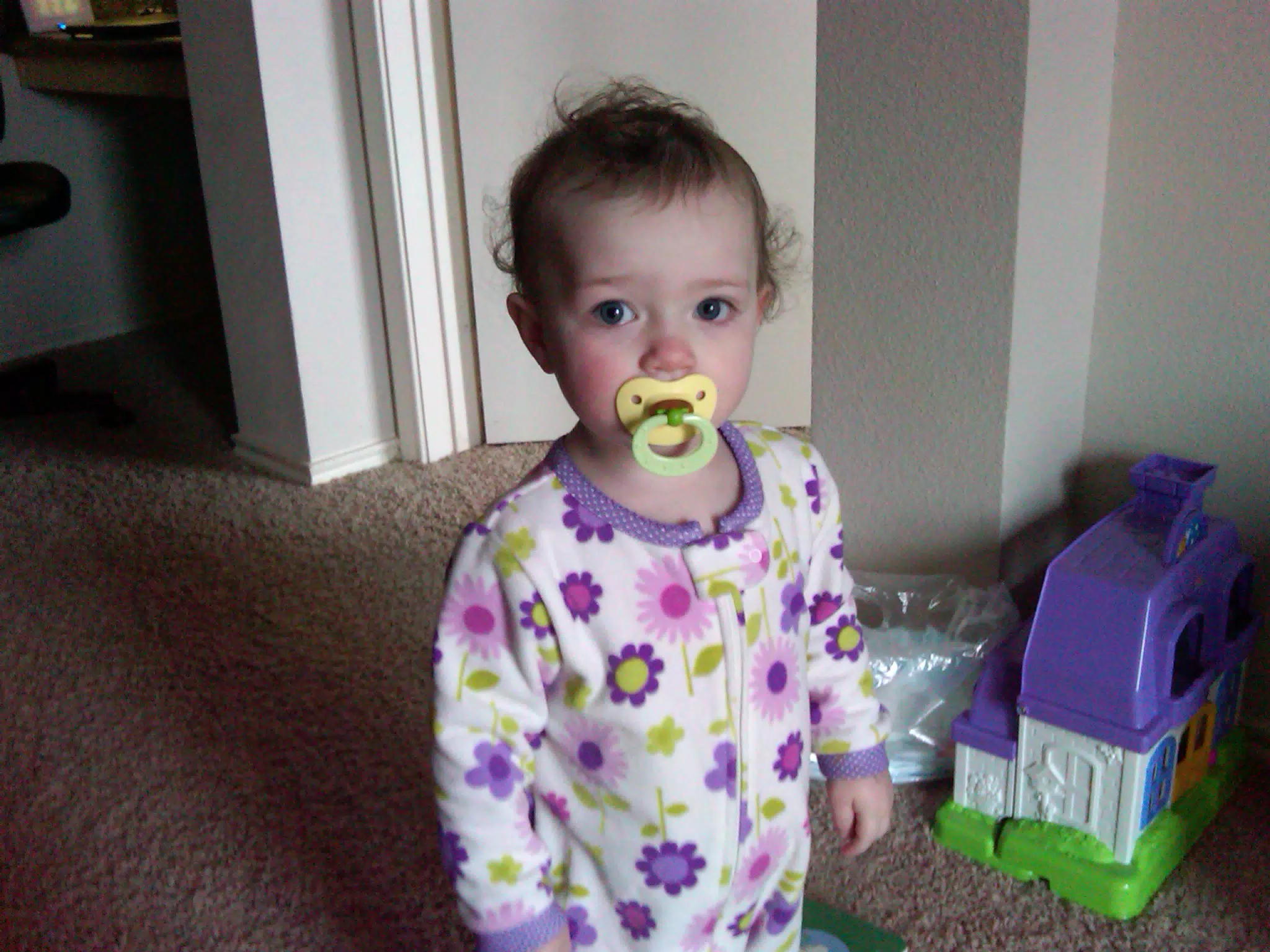 Liesl Standing in Living Room