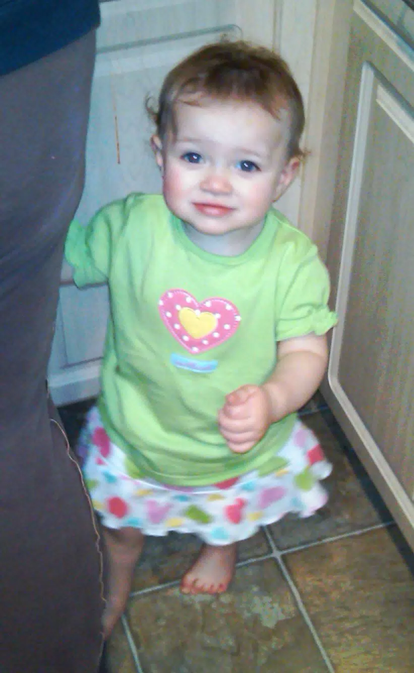 Liesl with Mommy in the Kitchen