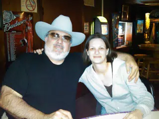 Jen and Steve in BarAngus