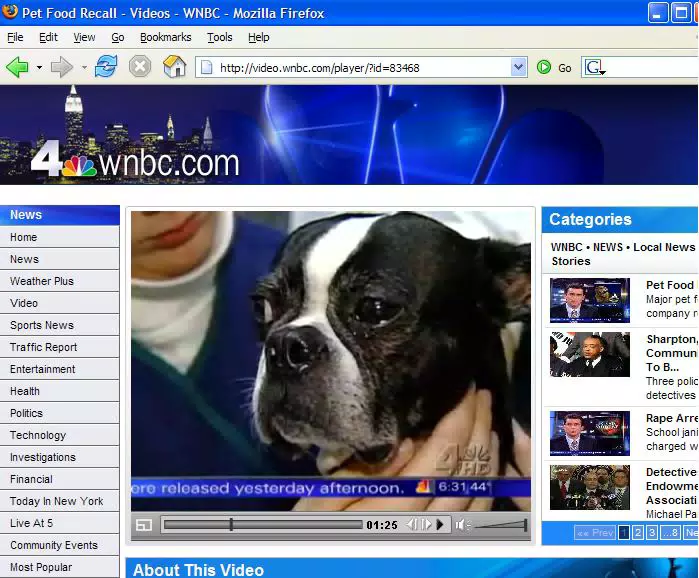 Oreo on the WNBC Morning News
