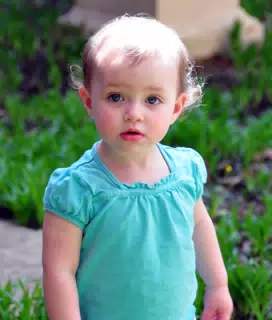 Liesl in Garden