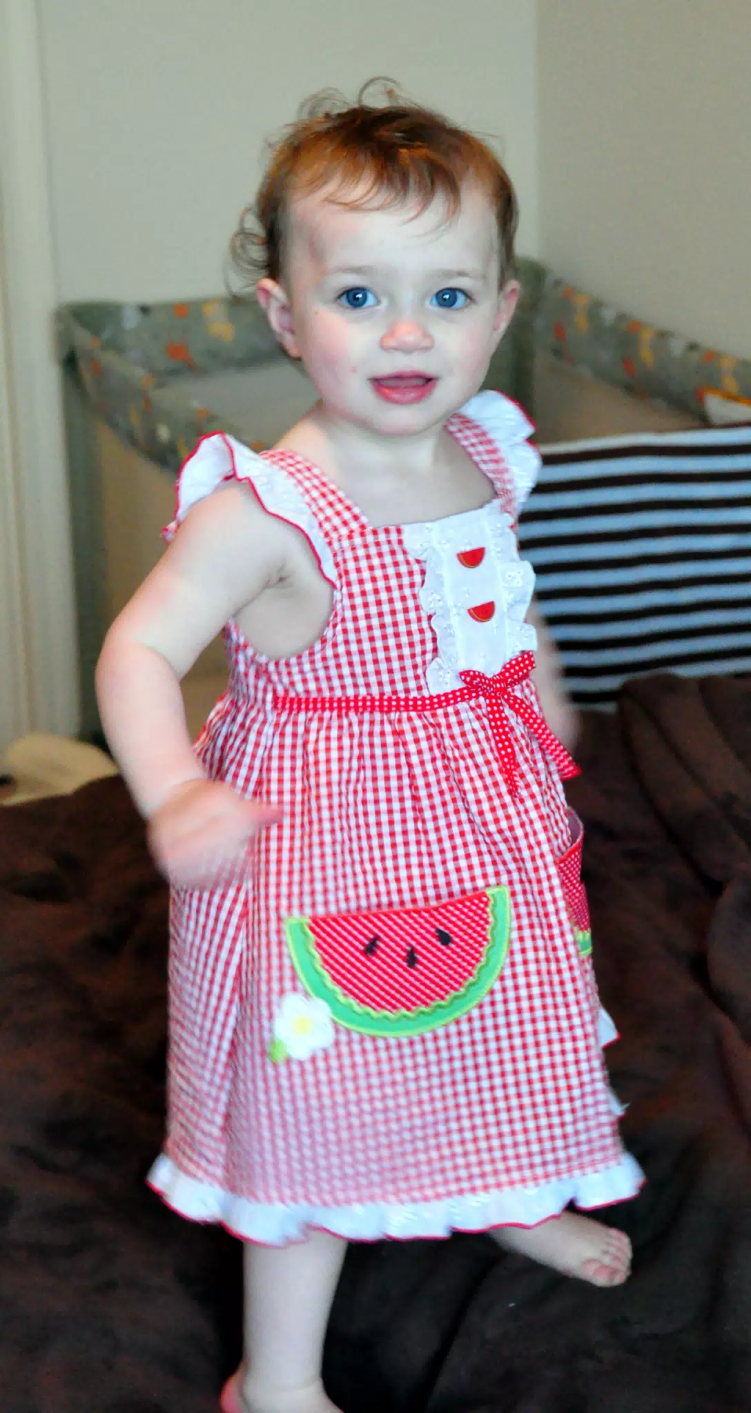 Liesl in Her New Sundress