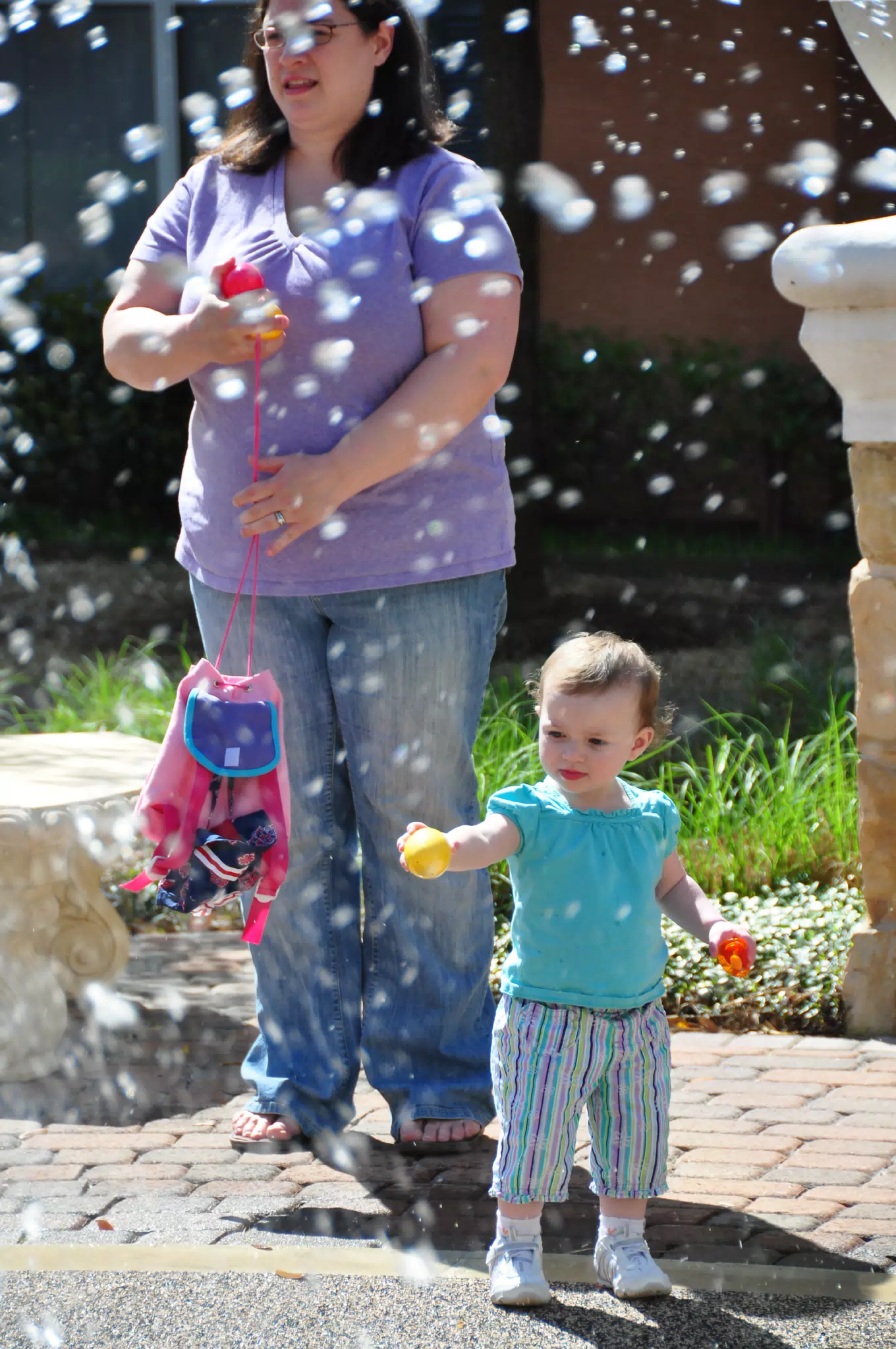 Liesl By Fountain-1