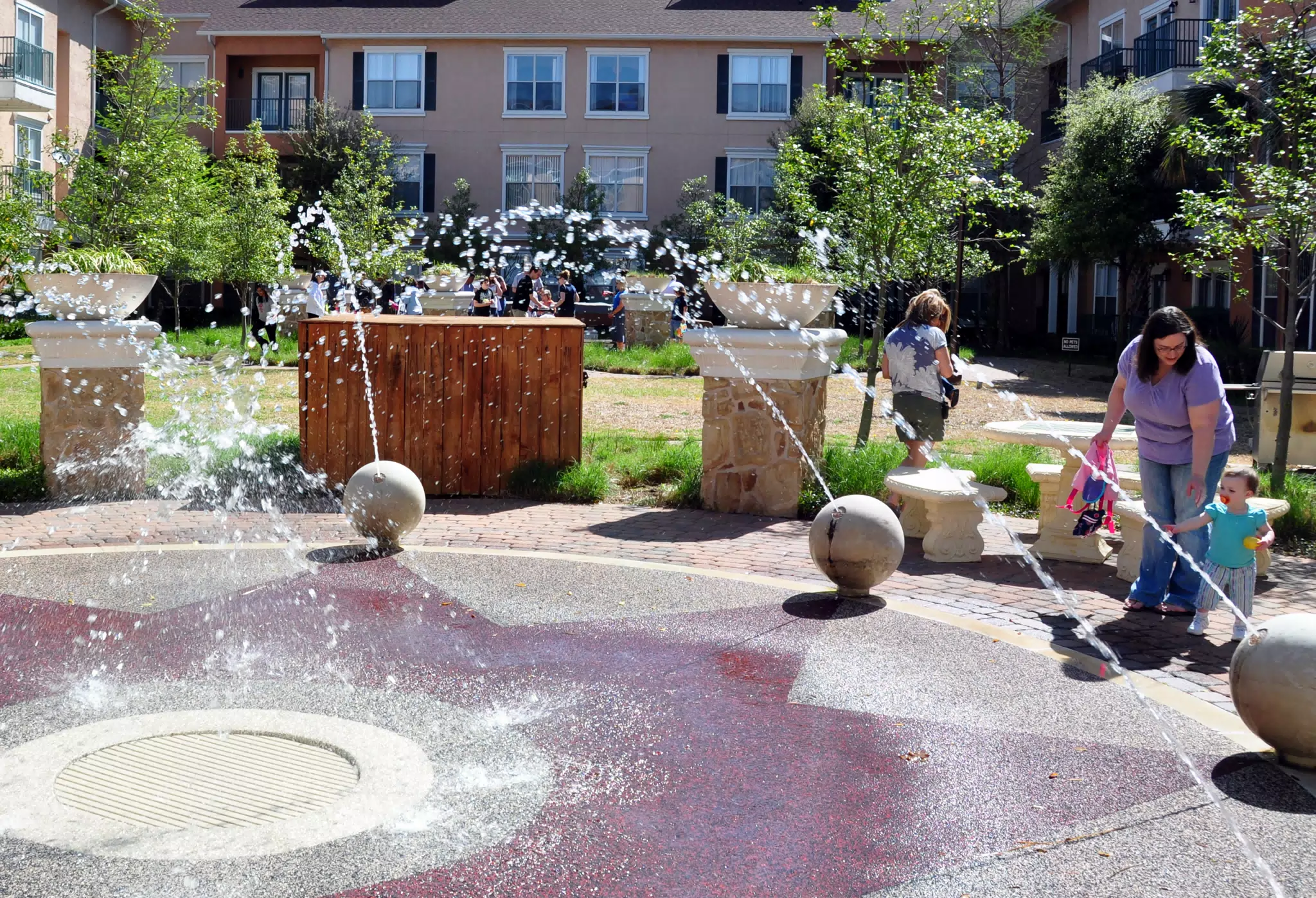 Liesl Loves the Play Fountain