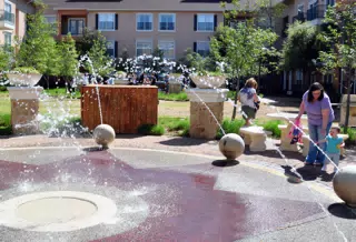 Liesl Loves the Play Fountain