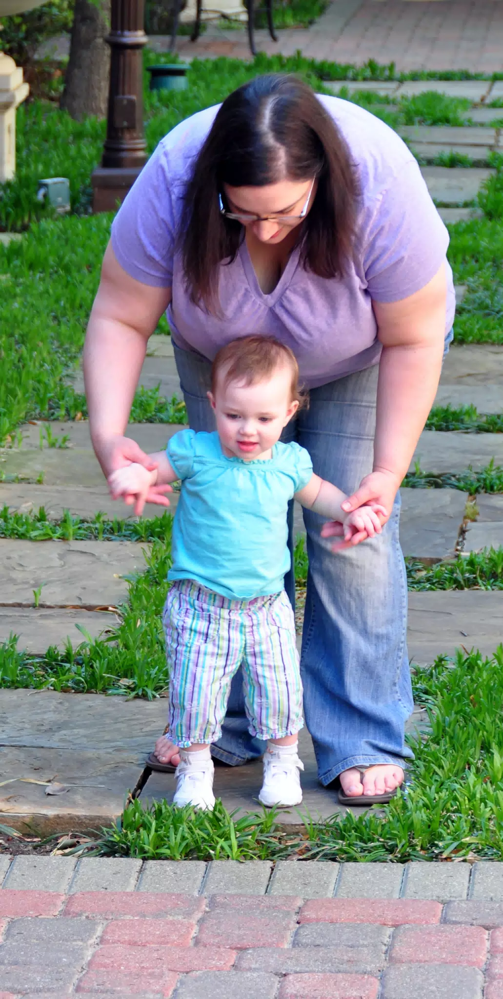 Dominica and Liesl in Garden
