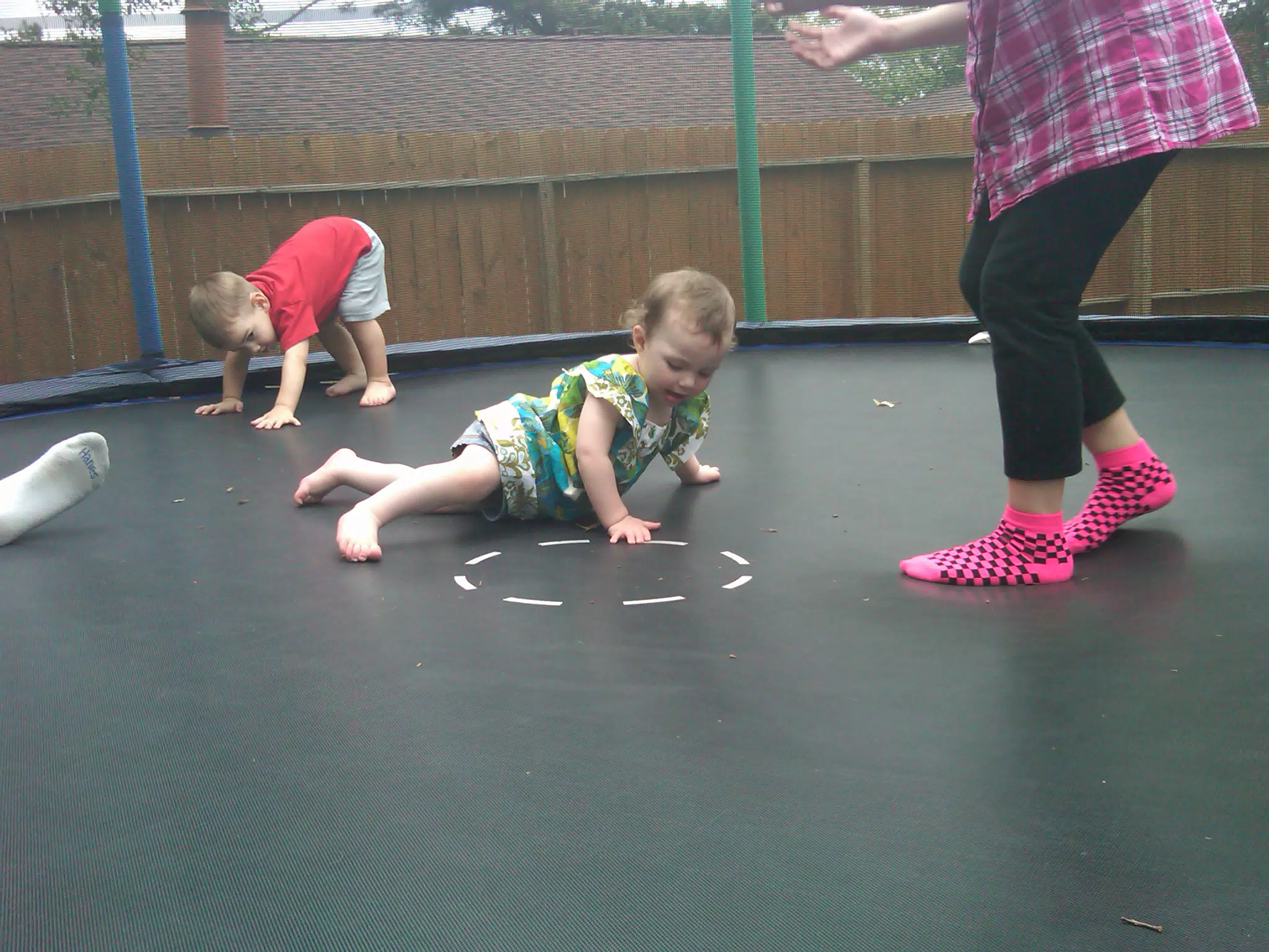 Liesl on Trampoline