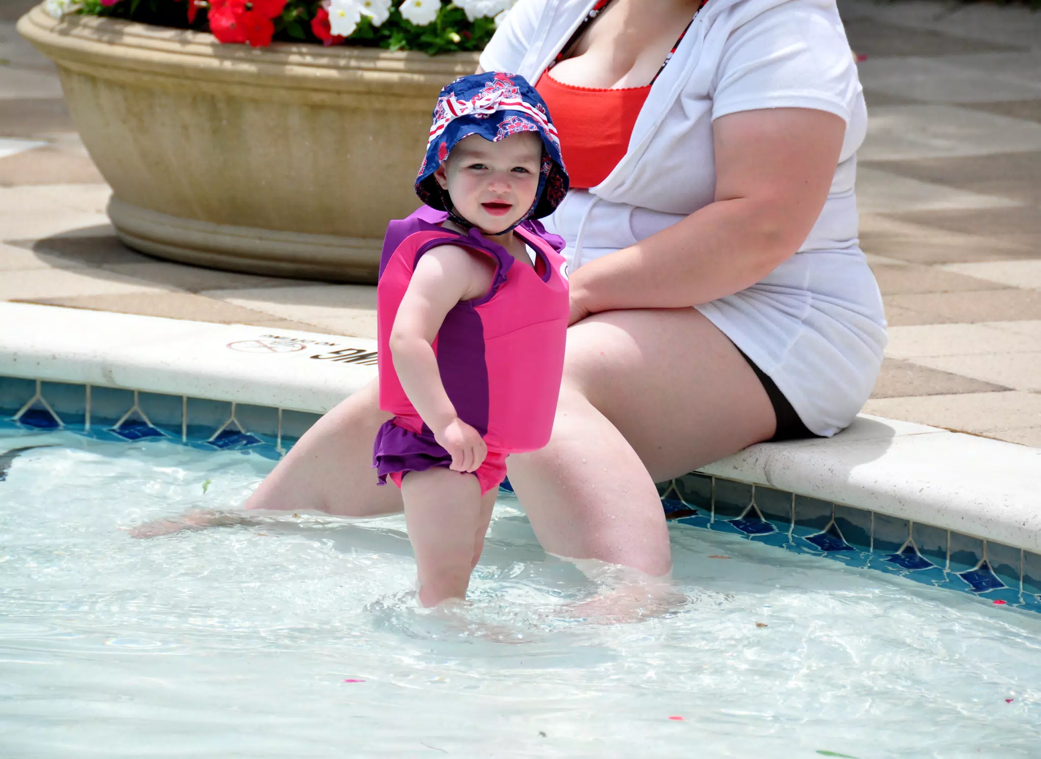 Liesl in the Pool