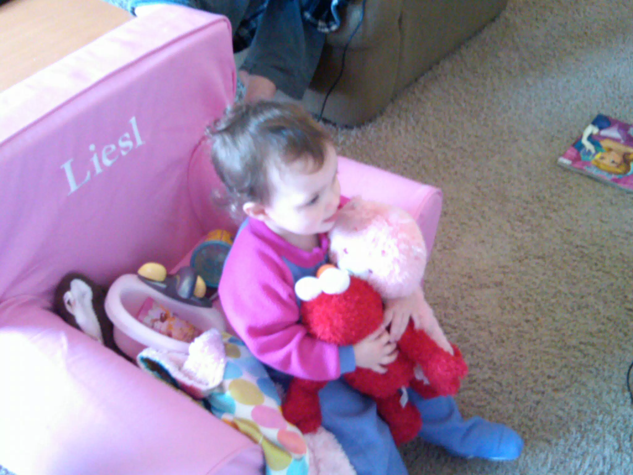Liesl on her Chair
