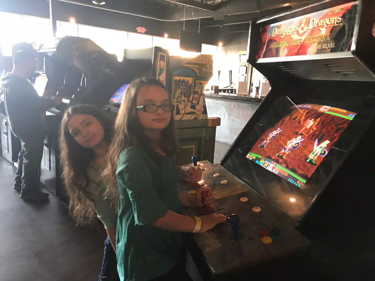First Time at the Arcade